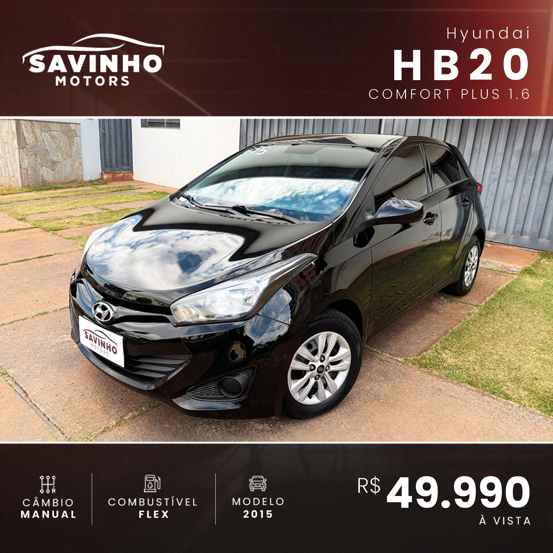 Hb20 Preto 15 GAP-8G50