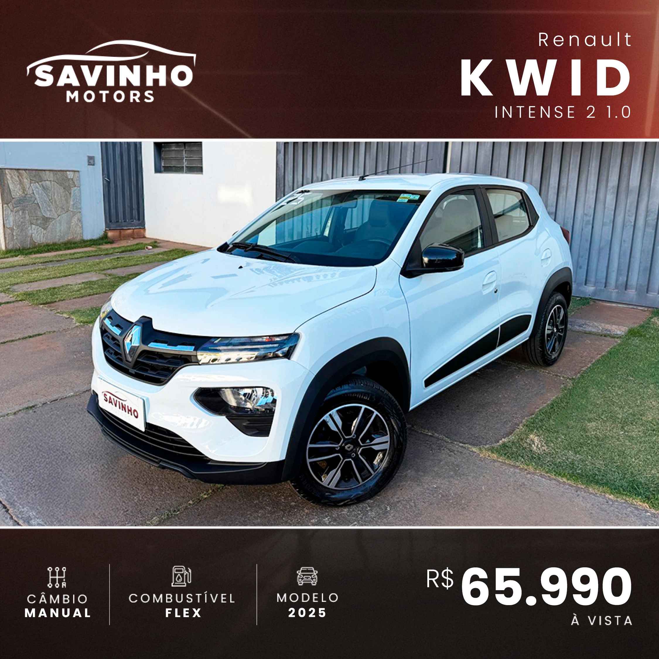 Kwid Branco 25 ELE-1F64