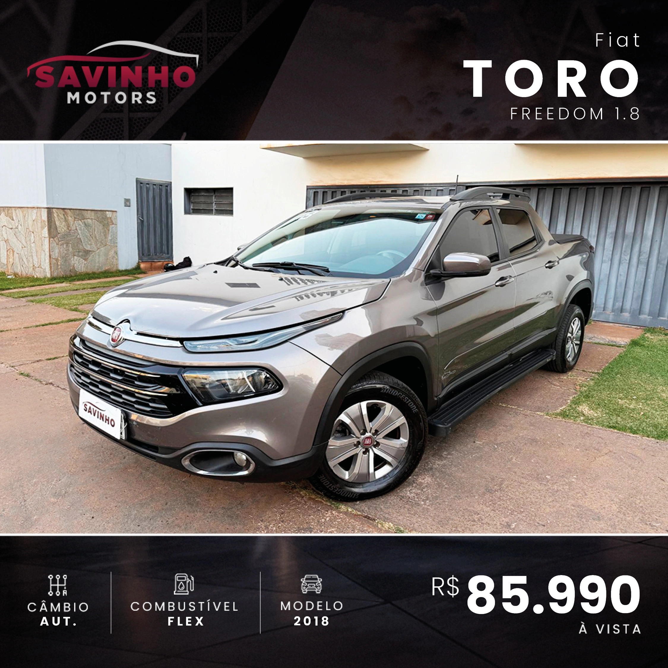Toro Cinza 18 FCK-9212